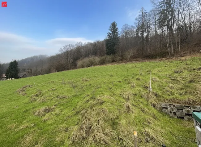 Attraktiver Bauplatz mit idyllischem Grünblick - Titelbild