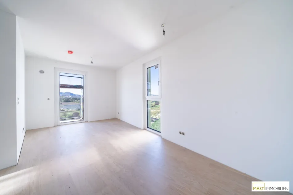 5. Stock - 3 Zimmer Wohnung im Projekt An der Schanze bei der Alten Donau - Bild