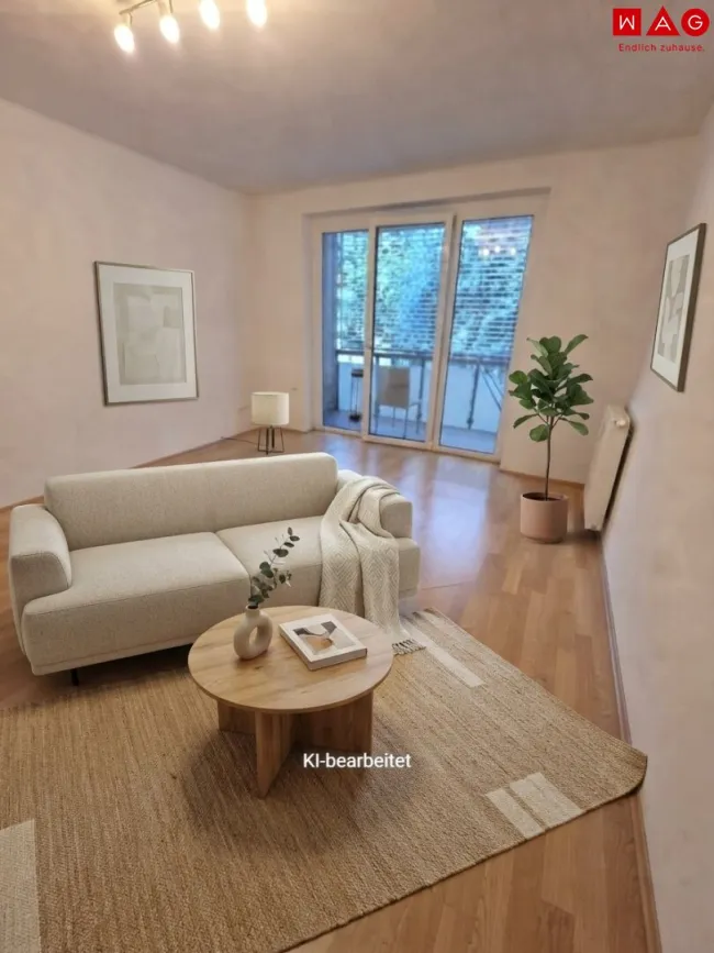 Wohnzimmer Beispiel KI