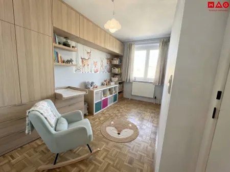 Kinderzimmer mit KI-Beispielmöblierung