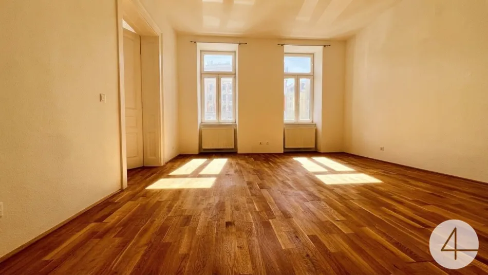 90m zur S-Bahn - Erstbezug nach Generalsanierung: Helle 3-Zimmer-Altbauwohnung mit Lift am Rennweg - Bild