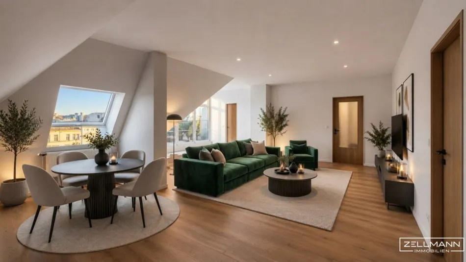 TOP ANGEBOT | TOLLE DACHGESCHOSSWOHNUNG MIT TERRASSE – GROSSZÜGIG WOHNEN | ZELLMANN IMMOBILIEN - Bild