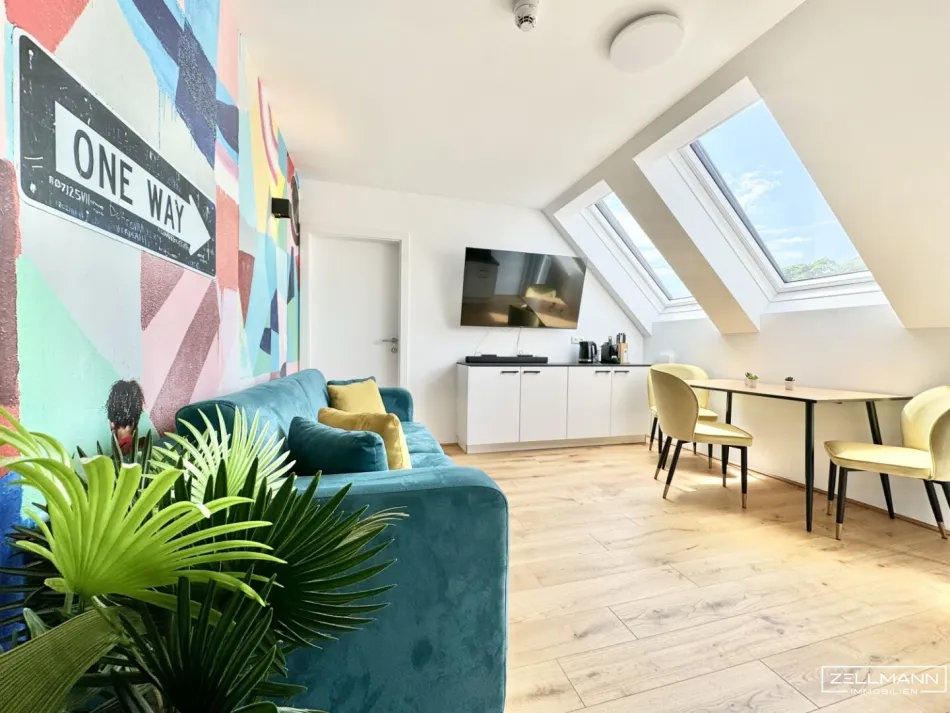Stilvolle Dachgeschossresidenz mit hochwertiger Ausstattung und urbanem Wohnkomfort | ZELLMANN IMMOBILIEN - Bild