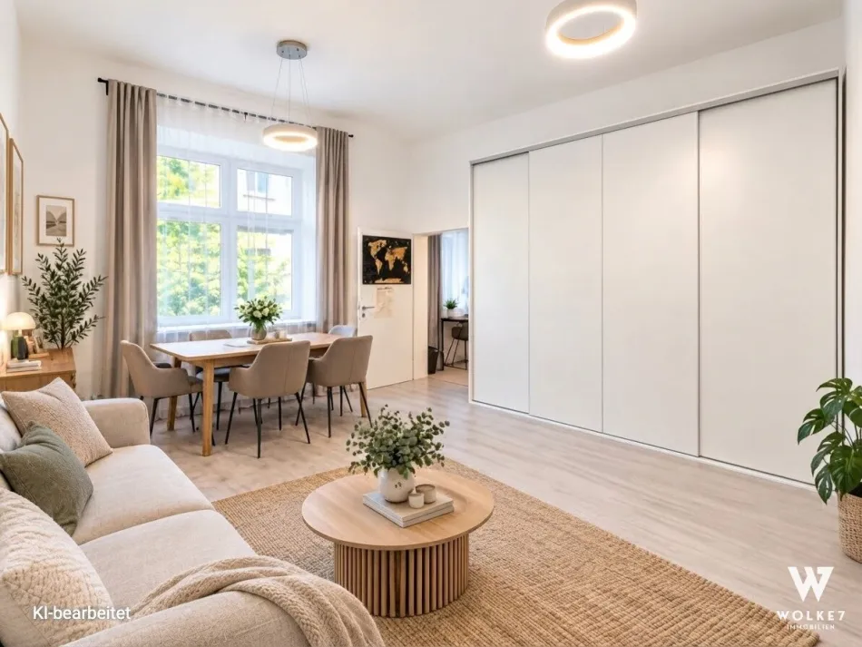 Top Renovierte 2-Zimmer-Altbauwohnung in ruhiger Sackgassenlage I Direkt bei der U2 und U4 I ideal für Studenten oder Pärchen - Titelbild