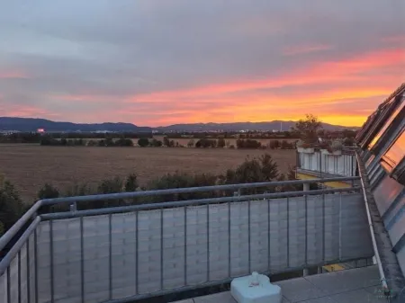 Sonnenuntergang Balkon