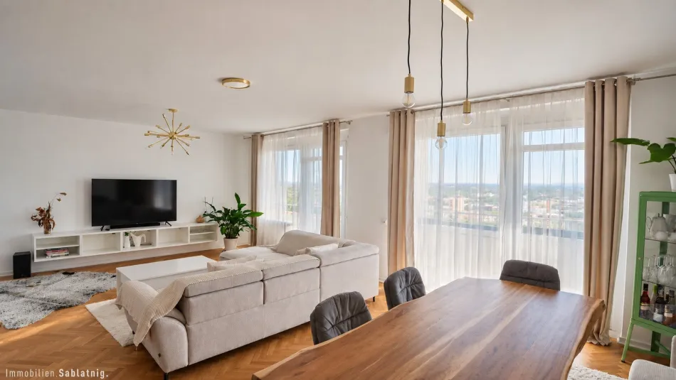 GRAZ ZU FÜSSEN! 120 m² Wohnung mit einzigartigem 360°-Panoramablick über die Stadt! - Titelbild