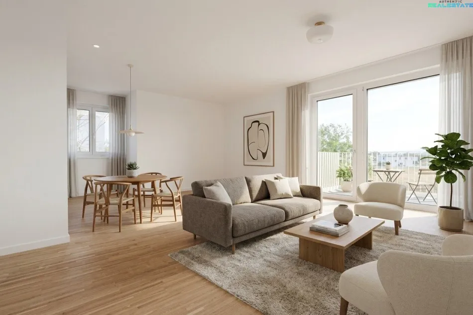 Lichtdurchflutete DG - Wohnung mit exklusivem Schneebergblick. - Bild