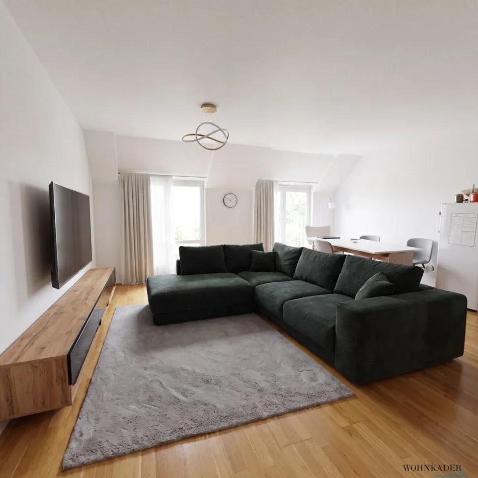 Helle 3-Zimmer-Wohnung mit Klimaanlage + Fernwärme - Bild