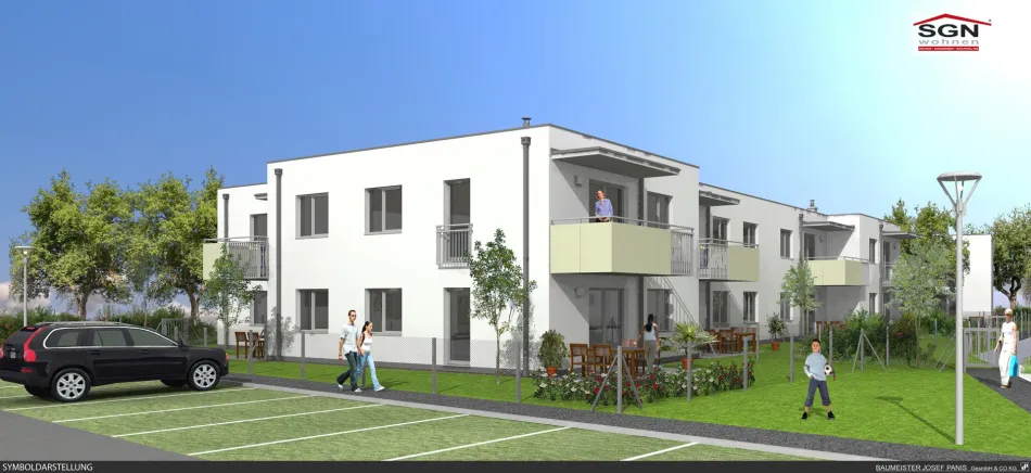 4-Zimmer-Wohnung mit Balkon & Parkplatz in Wöllersdorf, 87,5 m²! - Titelbild