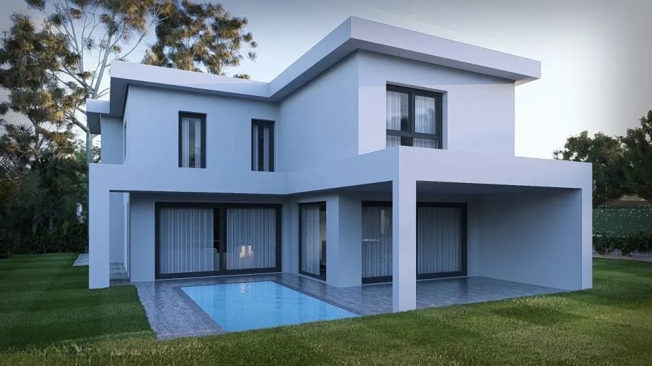 Hochwertiger Neubau mit Pool & großzügigem Außenbereich - Titelbild