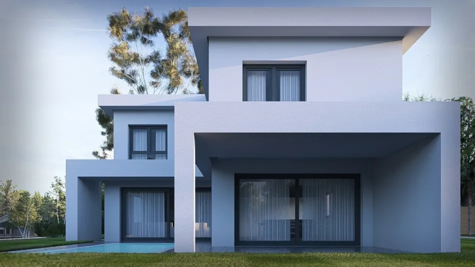 Hochwertiger Neubau mit Pool & großzügigem Außenbereich - Bild