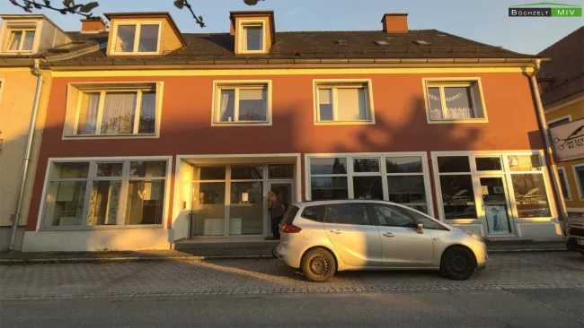 Vielseitig nutzbares Geschäftslokal im Ortszentrum von Weißkirchen – ca. 110 m² plus großem Keller - Titelbild