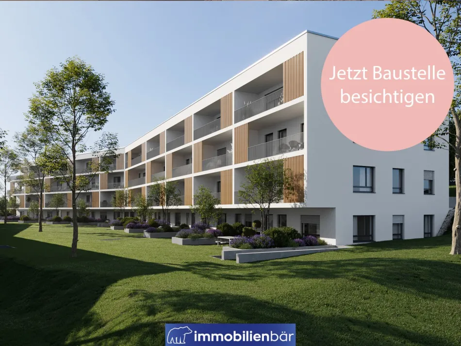 Baustelle jetzt besichtigen- Wohnen am Uberlberg - Neubau- Gartenwohnung in Bestlage in Bad Schallerbach Top 2 - Titelbild