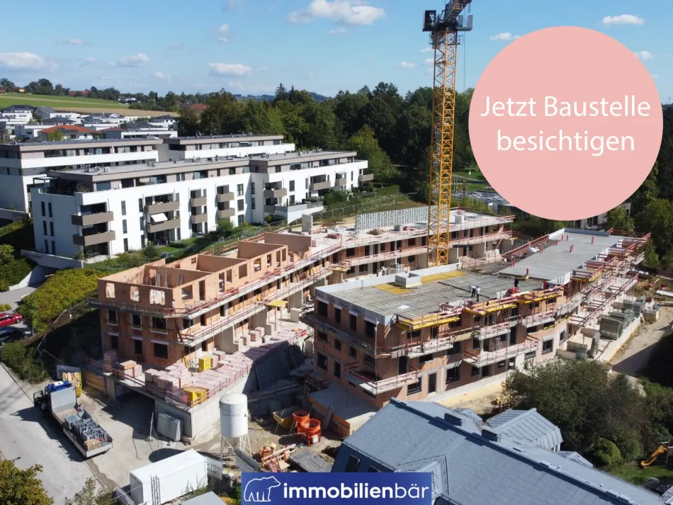 Baustelle jetzt besichtigen - Wohnen am Uberlberg - Neubau- Gartenwohnung in Bestlage in Bad Schallerbach Top 7 - Titelbild