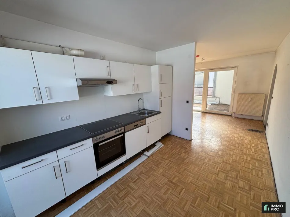 Schöne 1,5-Zimmer-Wohnung mit Dachterrasse und Loggia - Bild