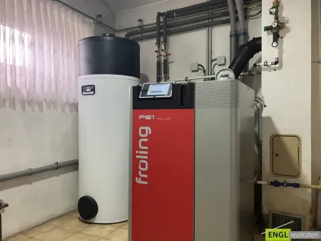 Pellets-Zentralheizung, Wärmepumpe
