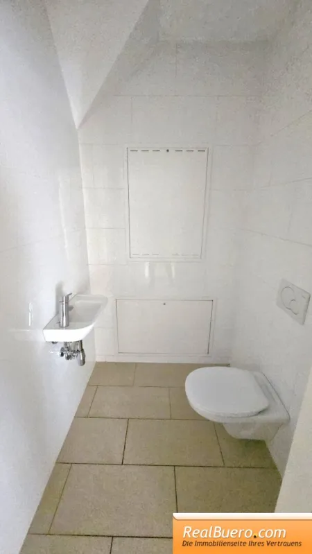 Toilette mit Handwaschbecken