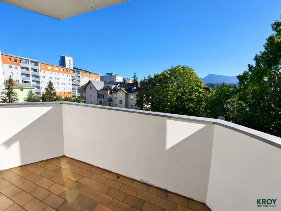Ausblick von Loggia