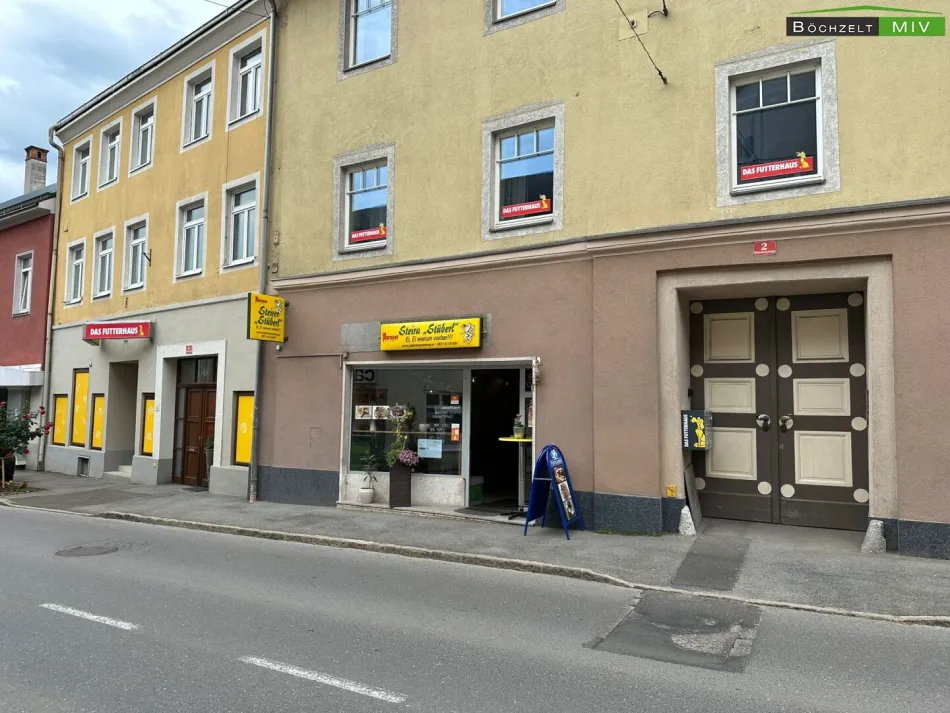 Vielseitige Geschäftsfläche mit Gewölbe im Zentrum von Judenburg: - Titelbild