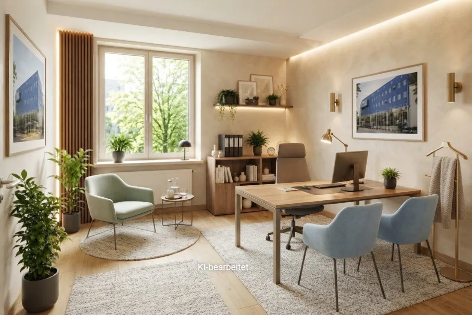 mögliche Einrichtung - Büro Empfang