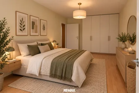 Schlafzimmer (virtuell eingerichtet)