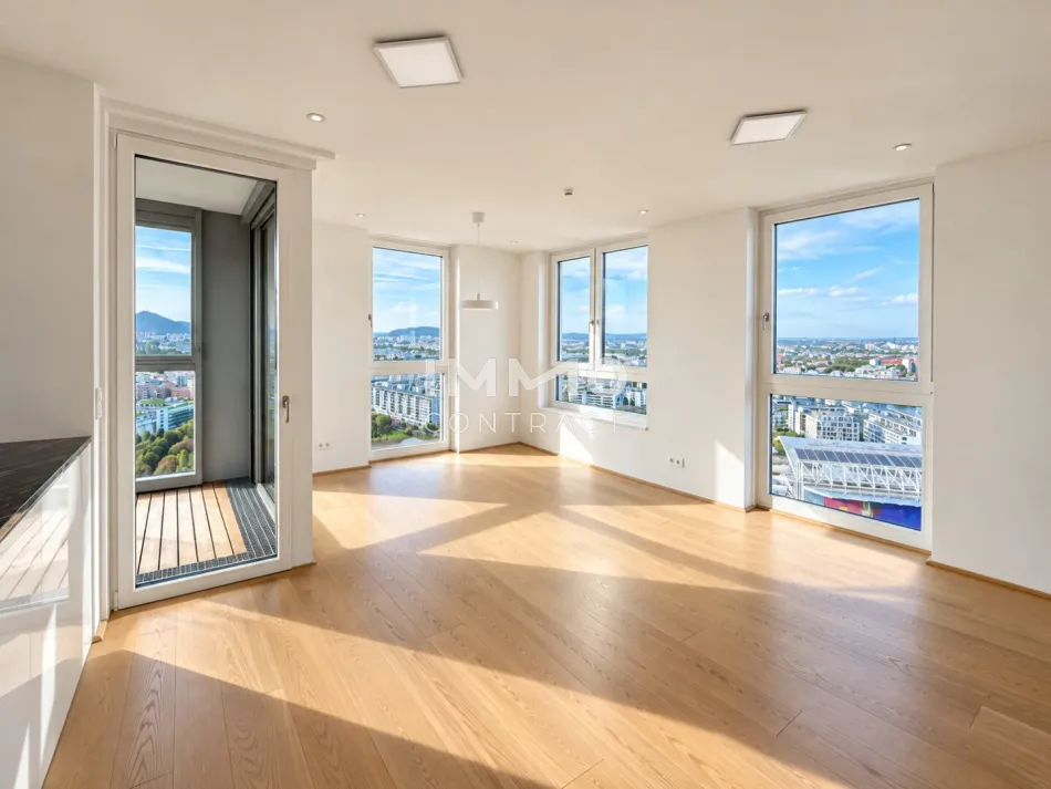 DANUBE PANORAMA: Urban Living on Level 22 in Vienna 22 - Bild