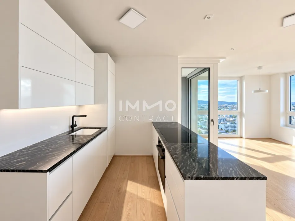 DANUBE PANORAMA: Urban Living on Level 22 in Vienna 22 - Titelbild