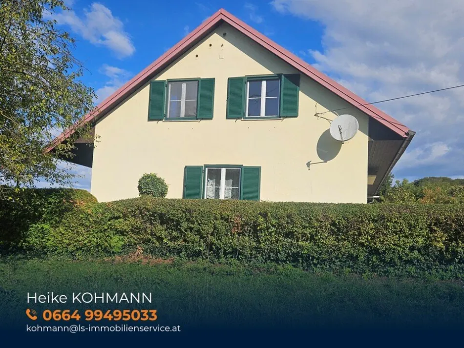 Wohnen, Werken & Selbstversorgen in der Südoststeiermark – Einfamilienhaus mit großem Nebengebäude und 1.497 m² Grund in Straden - Titelbild