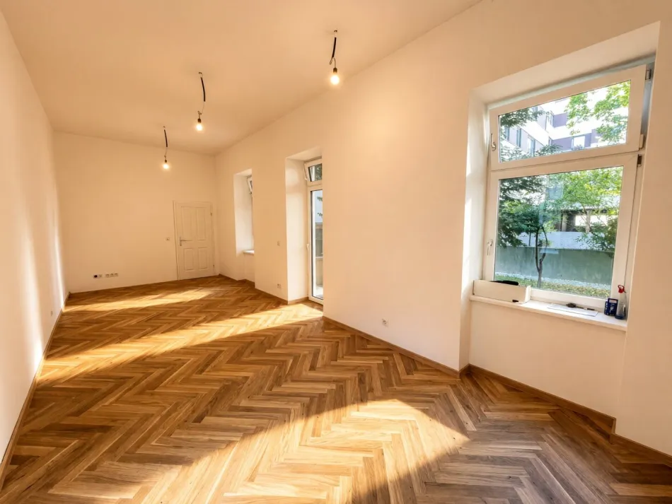 Gartenglück in Wien: Sanierte 3-Zimmer-Wohnung mit privater Grünoase - Bild