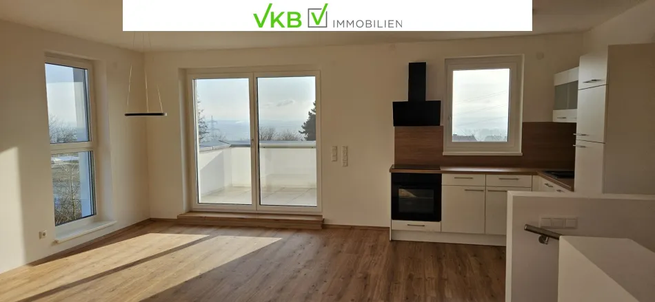 Helle Etagenwohnung mit Alpenblick in Top-Lage – Hitzing/Leonding - Titelbild