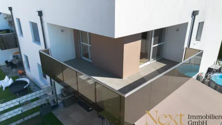 Balkon Drohnenansicht