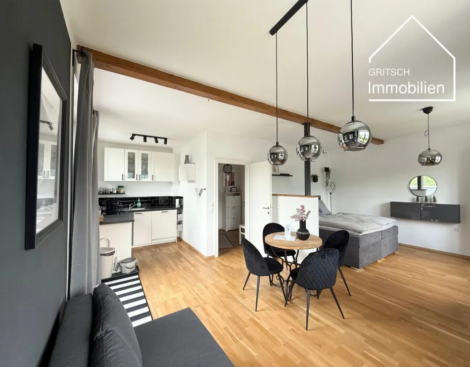 MILS - Charmante Garçonnière mit großer Terrasse und eigenem Zugang - Bild
