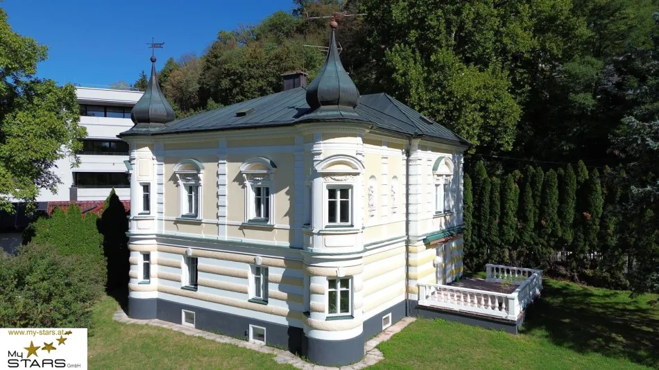 Ceconi-Villa, exklusives Stadthaus in Salzburg - mit großem Garten und Zubaumöglichkeit! - Titelbild