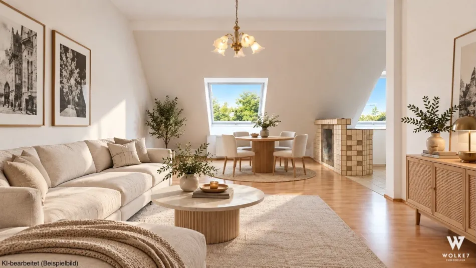 2-Zimmer-Dachgeschosswohnung mit Grünblick, Sauna und Terrassennutzung I Nahe U3 Simmering - Titelbild