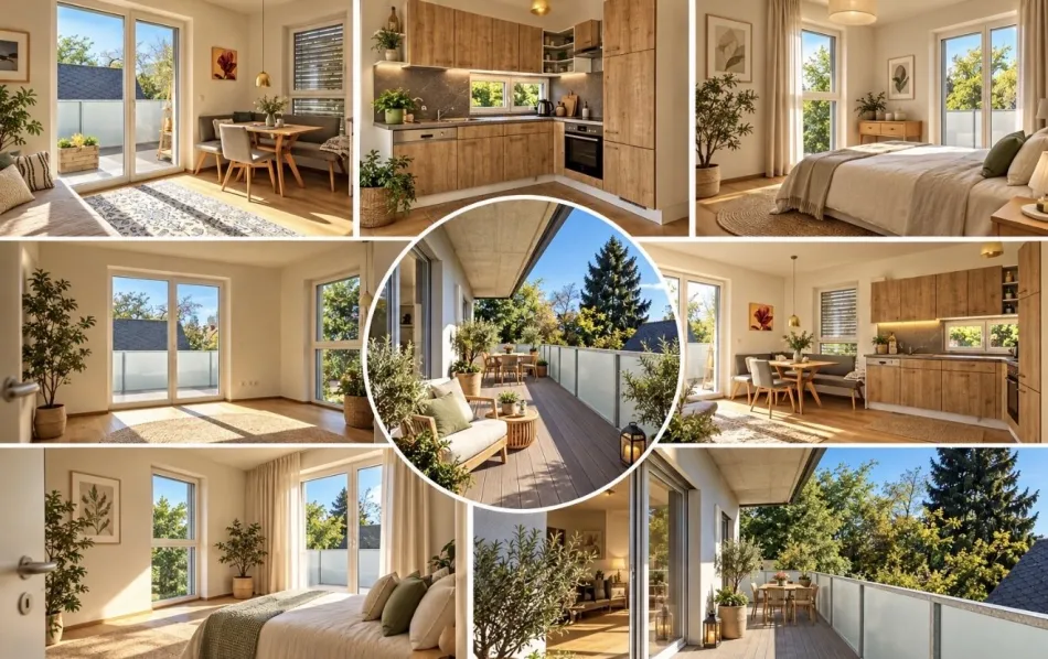 Neuwertige 3-Zi-Wohnung mit Terrasse, Parkplatz & Einbauküche in Graz 8010 – 333.000 € - Titelbild
