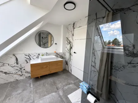 Badezimmer Dachgeschoss