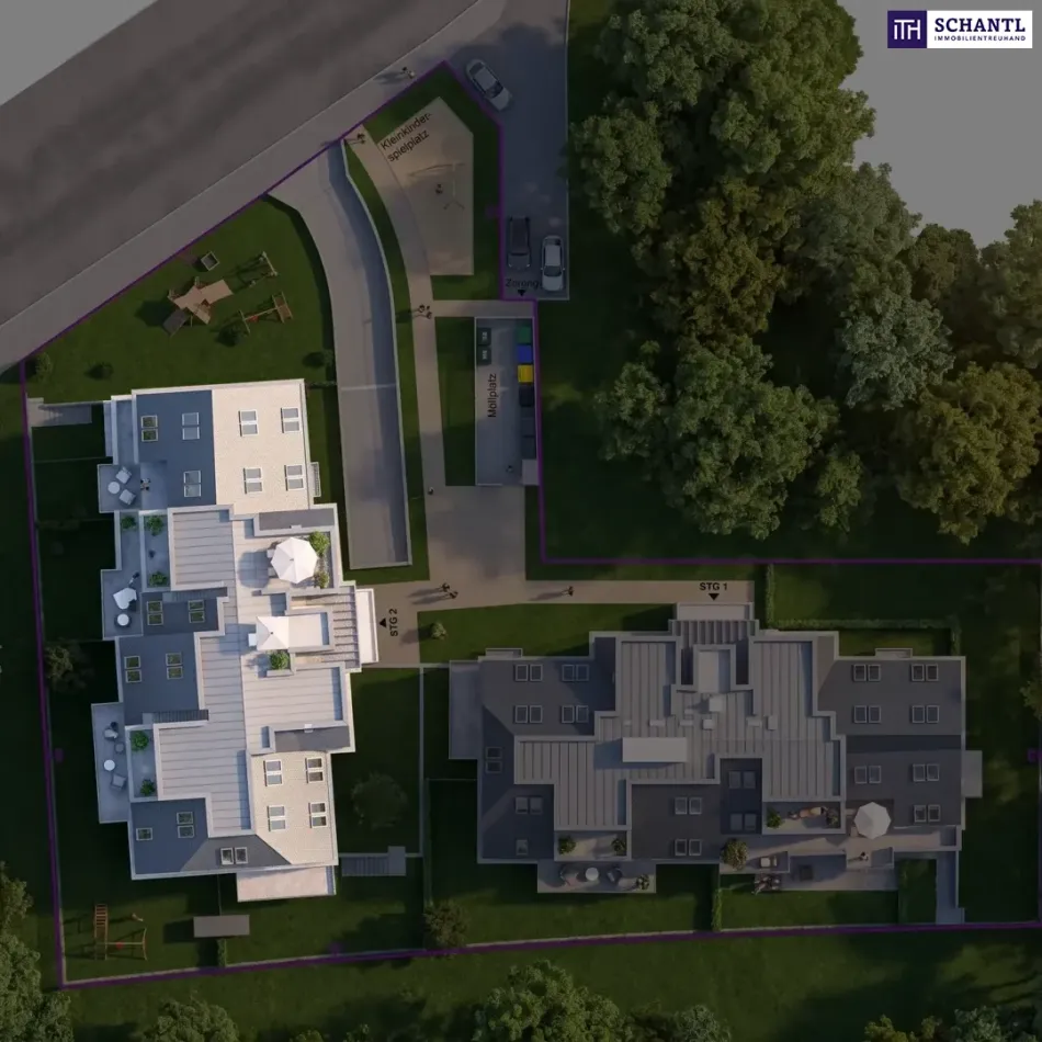 SCHWARZLAKENAU | Direkt am grünen Park | Neubauwohnungen mit Wärmepumpe & PV-Anlage | ÜBERGABE steht kurz bevor! (Marchfeldkanal, Neue Donau) - Bild