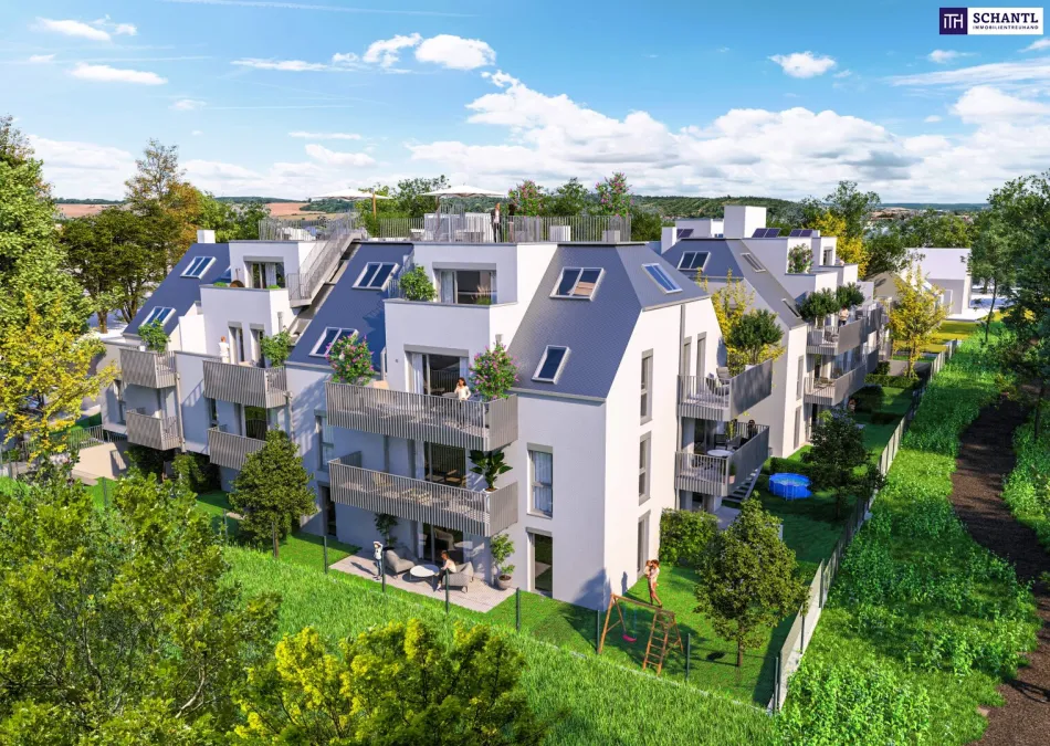 SCHWARZLAKENAU | Direkt am grünen Park | Neubauwohnungen mit Wärmepumpe & PV-Anlage | ÜBERGABE steht kurz bevor! (Marchfeldkanal, Neue Donau) - Titelbild