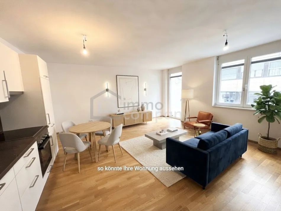 Neuwertige 2-Zi Wohnung in 1100 Wien mit Balkon, Garage Stellplatz & Fußbodenheizung! - Bild