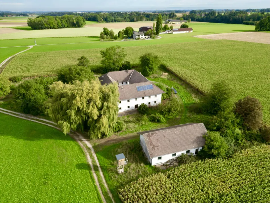 Einzigartiger Vierkanthof in Pettenbach mit ca. 7.084 m² Grund & Salzkammergut-Panoramablick! - Bild