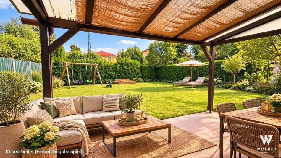 Haus im Grünen mit 5 Zimmer | Eigengarten, Terrasse & 3 Stellplätze | Essling - Titelbild