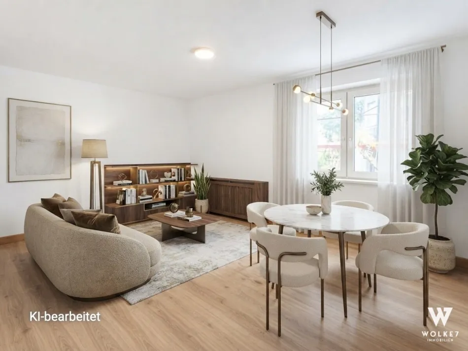 Wohnlich, modern, zentral – 3-Zimmer-Wohnung mit Renovierung bis Oktober - Titelbild