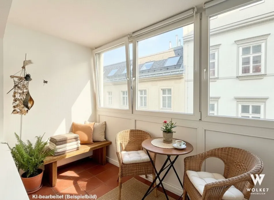 Wohnen im Botschaftsviertel I 3-Zimmer-Wohnung mit Loggia & Ruhelage nahe U4 Stadtpark I U3/U4 Wien Mitte - Bild