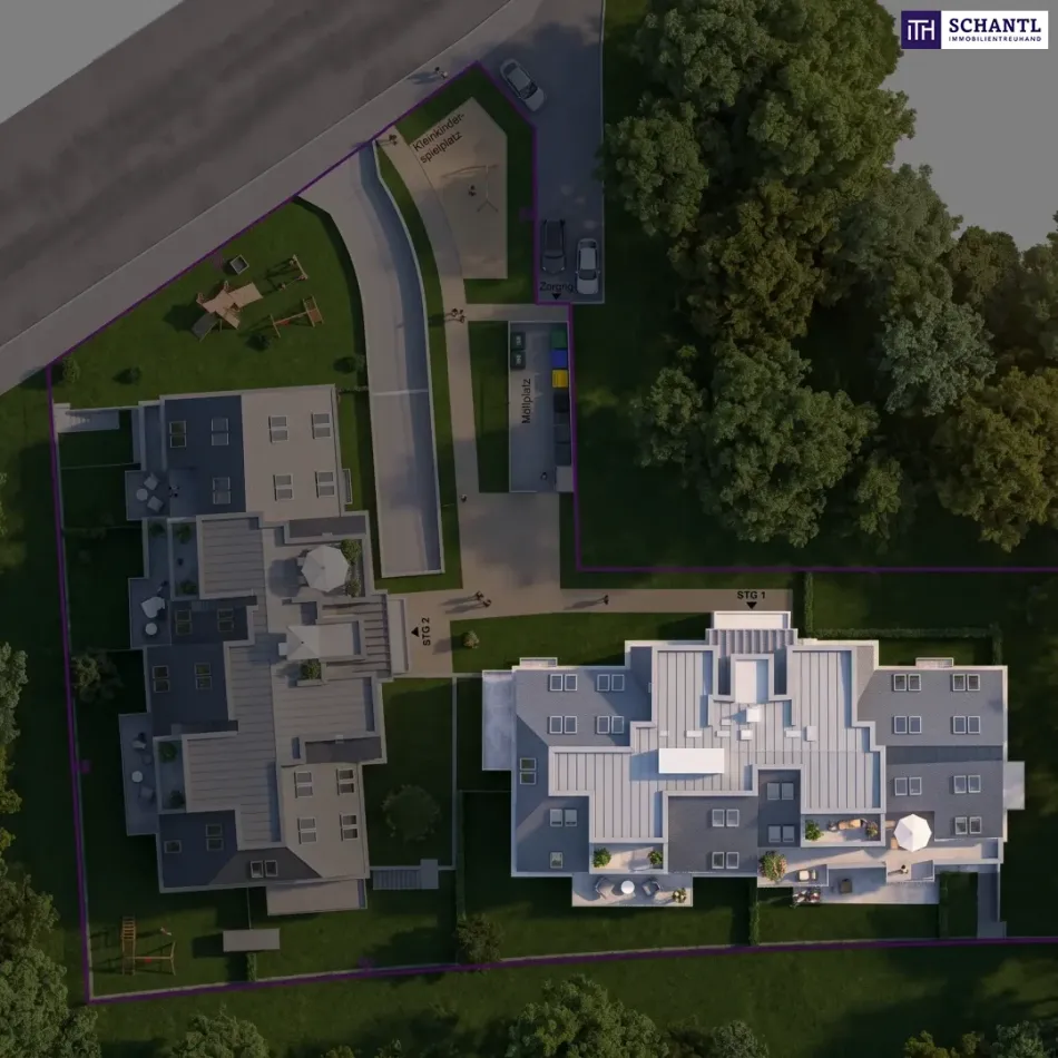 SCHWARZLAKENAU | Direkt am grünen Park | Neubauwohnungen mit Wärmepumpe & PV-Anlage | ÜBERGABE steht kurz bevor! (Marchfeldkanal, Neue Donau) - Bild