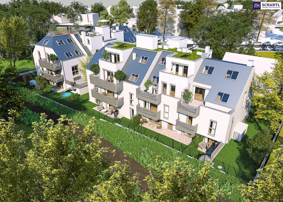 SCHWARZLAKENAU | Direkt am grünen Park | Neubauwohnungen mit Wärmepumpe & PV-Anlage | ÜBERGABE steht kurz bevor! (Marchfeldkanal, Neue Donau) - Titelbild