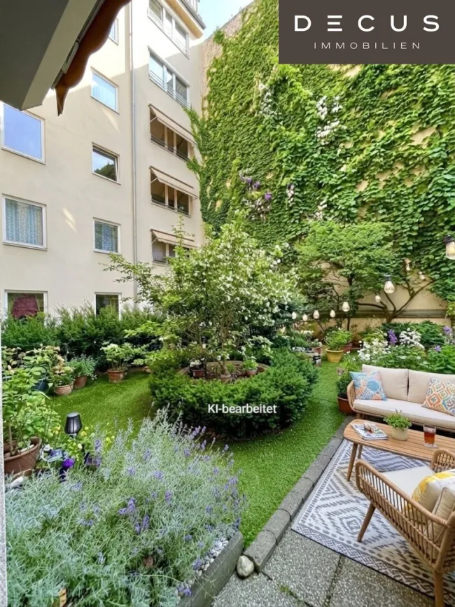 4-Zimmer Garten Apartment mit ruhiger Innenhofterrasse | teilweise möbliert - Titelbild