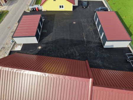 Drohnenaufnahme Garage