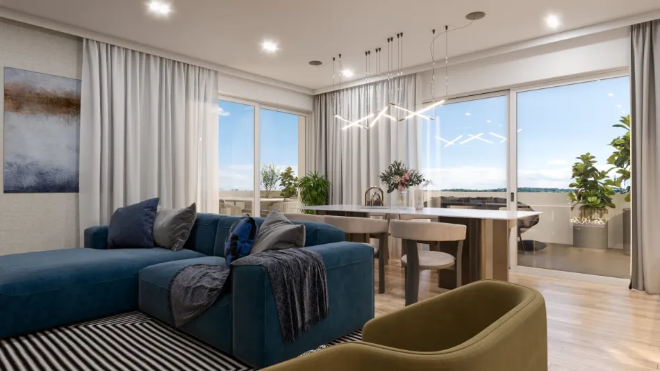 NUR MEHR 1 EINHEIT FREI: Neubau in Steyr: 3-Zimmer-Wohnung mit Terrasse PROVISIONSFREI - Bild