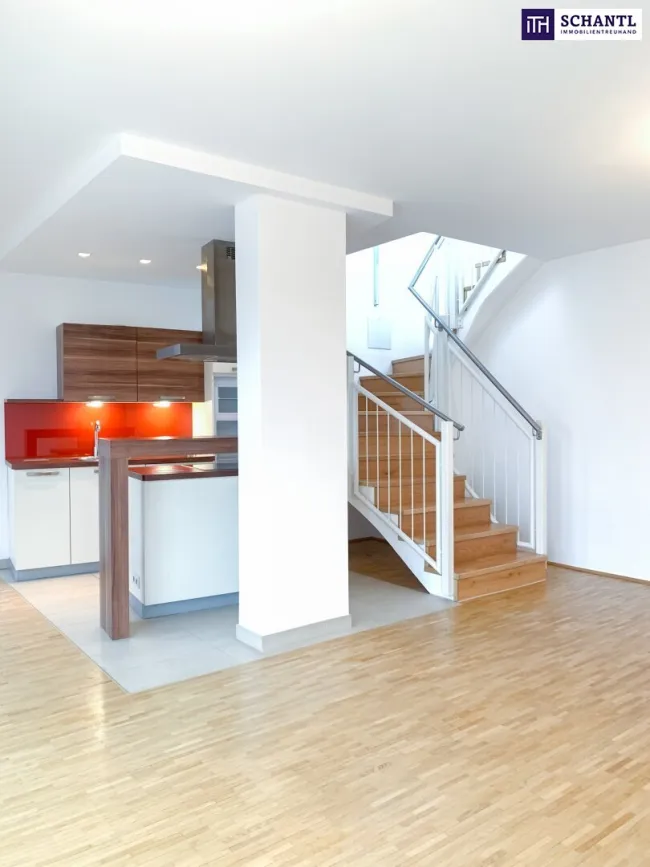 Exklusive Dachgeschosswohnung mit großzügigen Freiflächen in Floridsdorf - Bild
