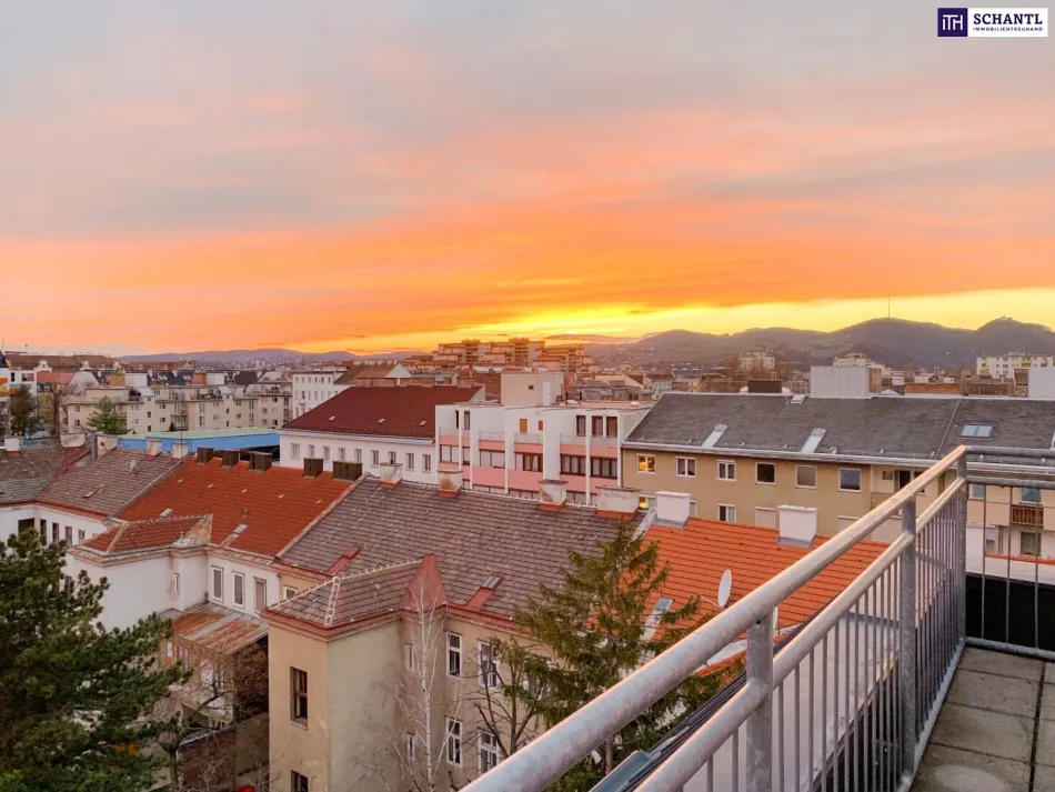 Exklusive Dachgeschosswohnung mit großzügigen Freiflächen in Floridsdorf - Titelbild